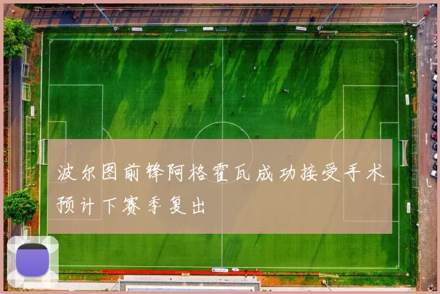 波尔图前锋阿格霍瓦成功接受手术预计下赛季复出