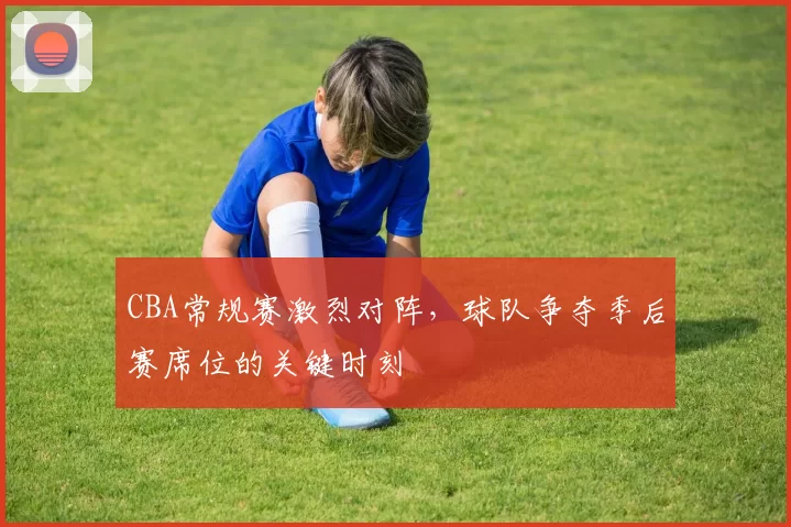 CBA常规赛激烈对阵,球队争夺季后赛席位的关键时刻