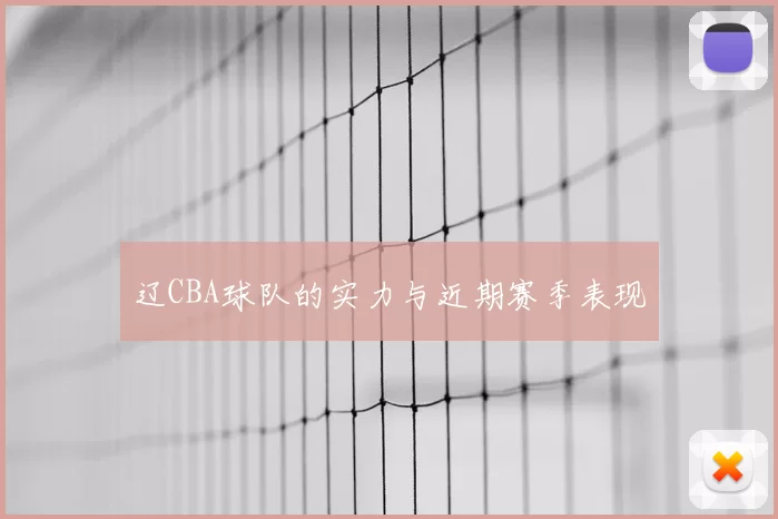 辽CBA球队的实力与近期赛季表现
